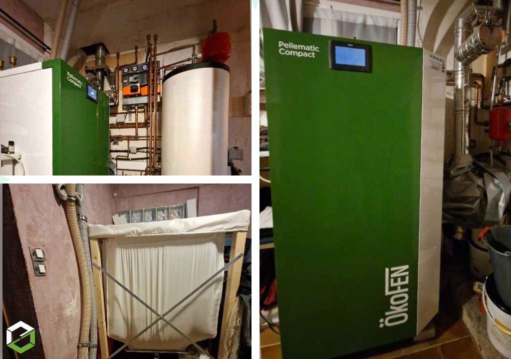 dépannage chaudière à granulés de bois okofen de 10kw