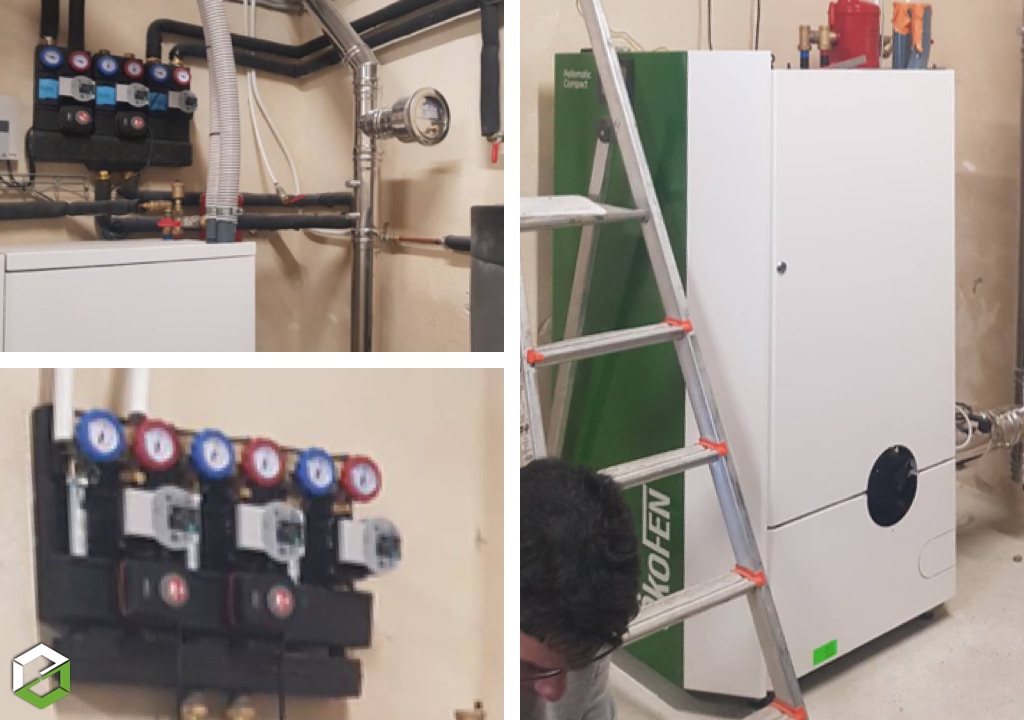 installation d'une chaudière à granulés de bois - cap bio nrj - rge qualibois