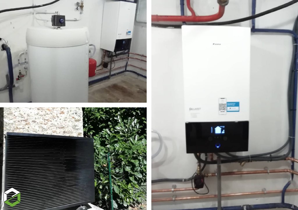 installation d'une pompe à chaleur daikin à proximité de rambouillet