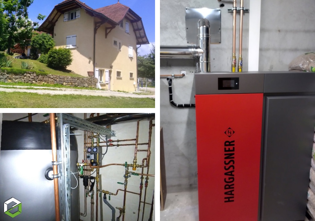 JAEGER Frères (isicap 69) : Installation d'une chaudière à granulé Hargassner SMART-PK en remplacement du fioul