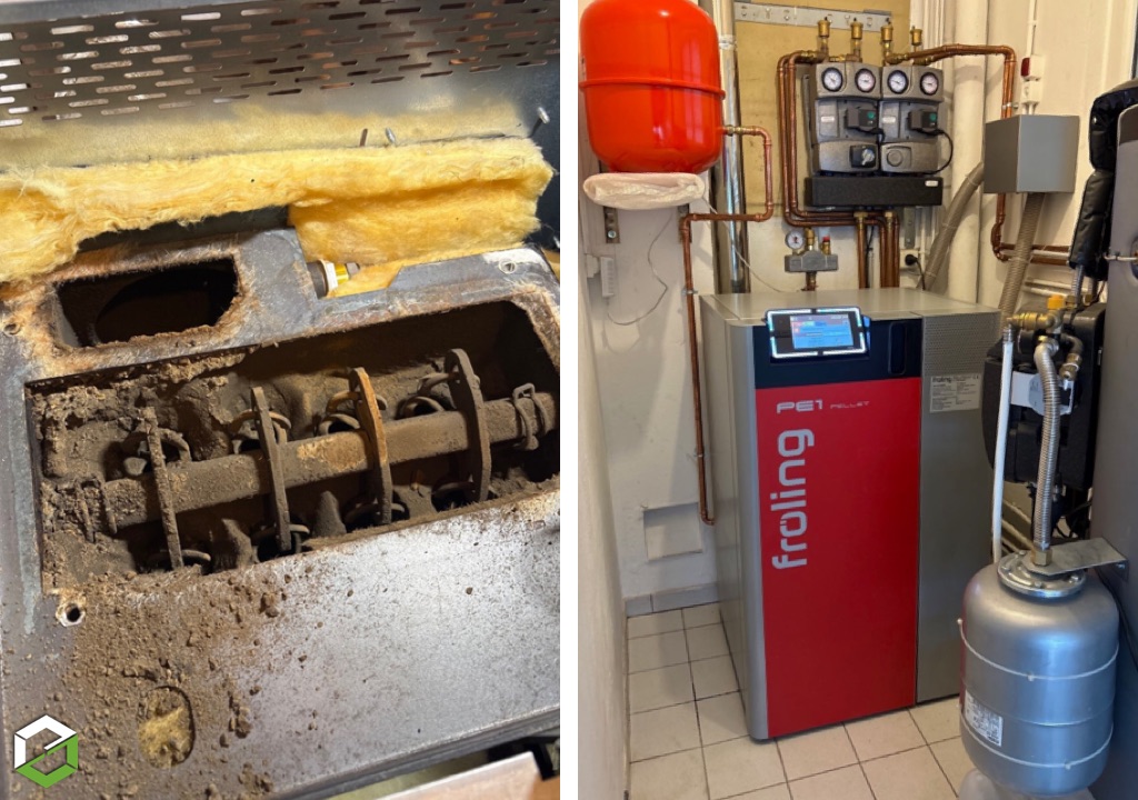 Maintenance express d’une chaudière à granulés Fröling PE1-Rhône (69)