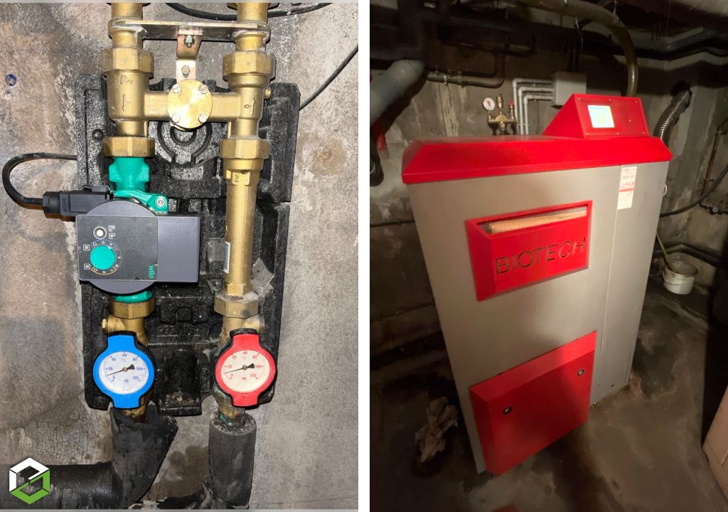 JAEGER Frères (isicap 69) : Dépannage d'une chaudière à granulé BIOTECH PZ8RL