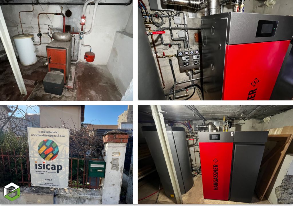 Consultez la chantier : 🔥 installation chaudière à granulés hargassner smart pk17 à la place du fioul