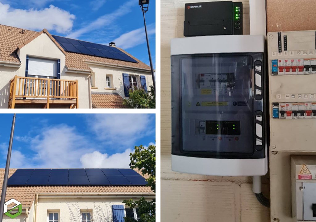 pose de 14 panneaux photovoltaïques dualsun en autoconsommation et revente de surplus - entreprise rge qualisol
