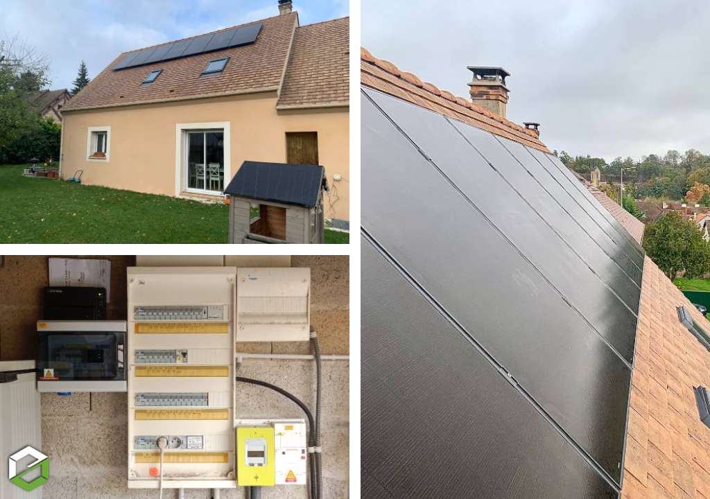 Consultez la chantier : installation de panneaux photovoltaïques dualsun - rge qualipv