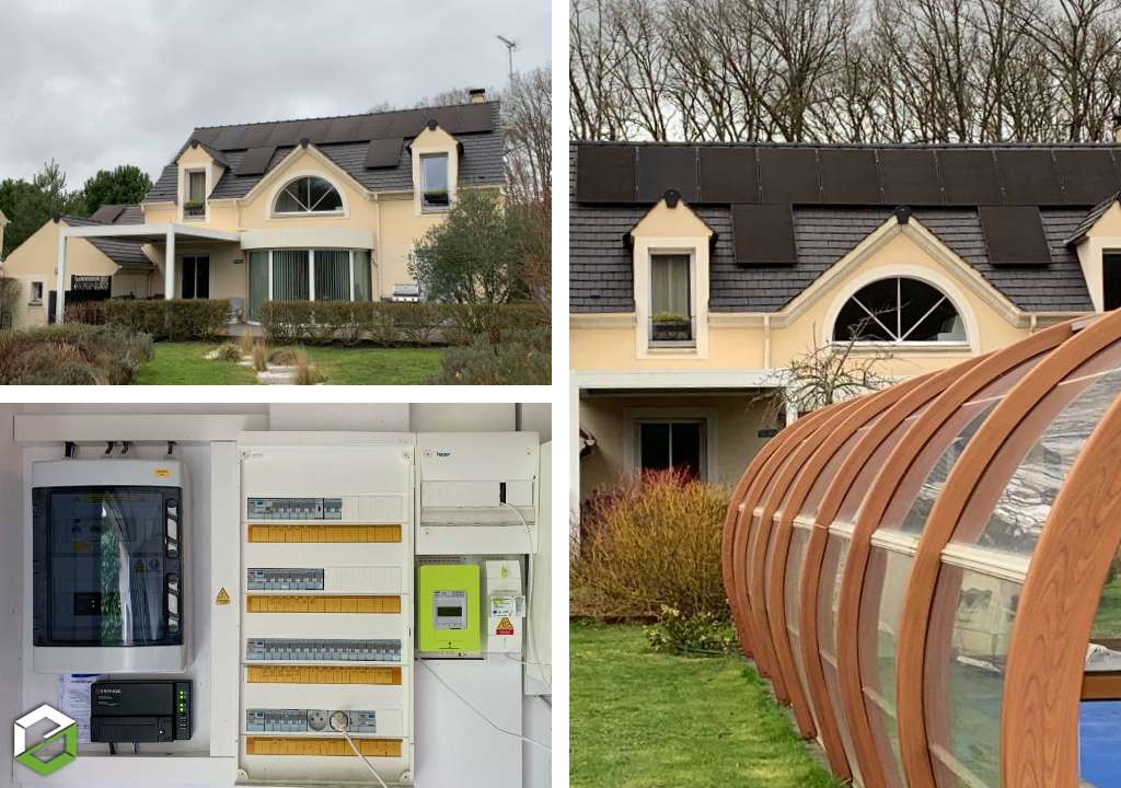 Consultez la chantier : installation photovoltaïque en autoconsommation avec revente de surplus - entreprise rge