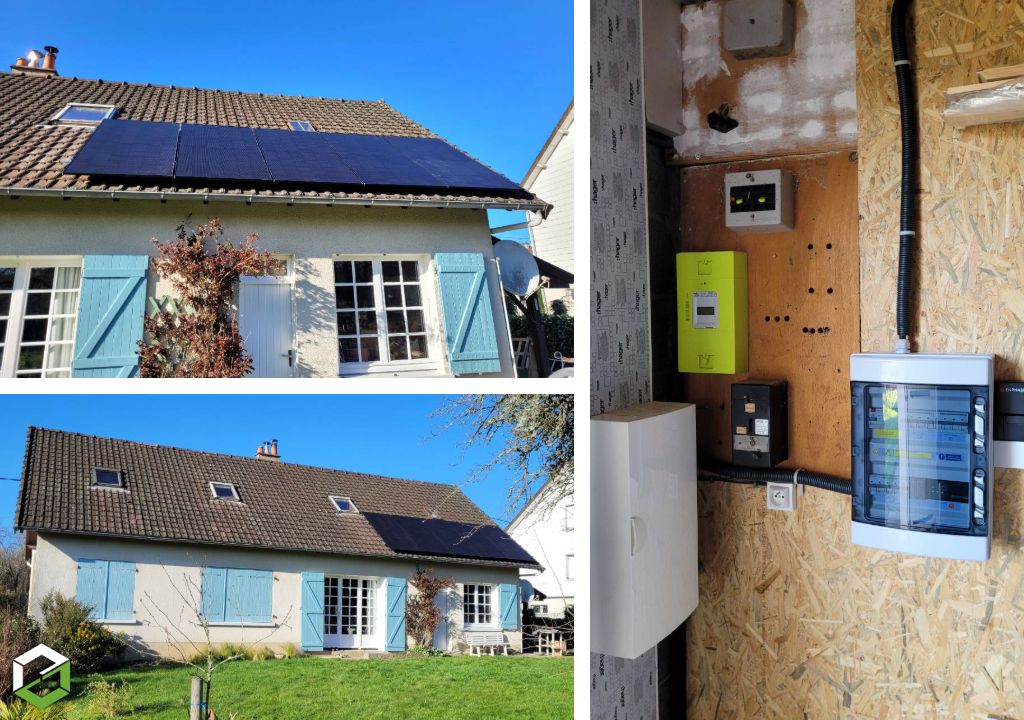 Consultez la chantier : installation panneaux solaires 600 wc en surimposition 