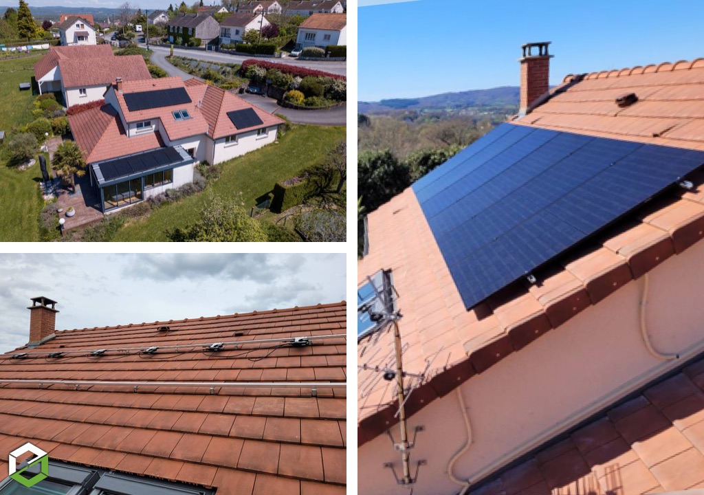 Consultez la chantier : installation panneau photovoltaïque et borne de recharge 