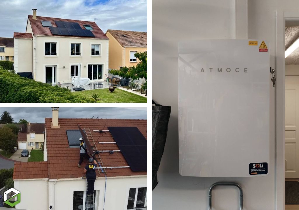 Installation photovoltaïque RGE QualiPV autoconsommation avec batterie virtuelle 