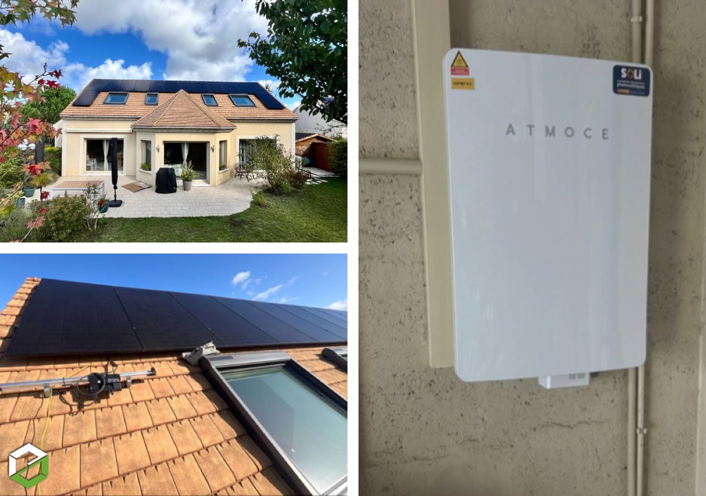 Ajout de 2 panneaux solaires pour un total de 8,4kWc