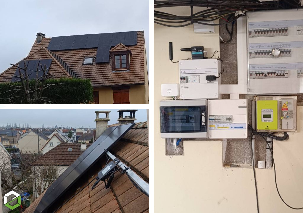 Consultez la chantier : installation de panneaux solaires avec batterie virtuelle