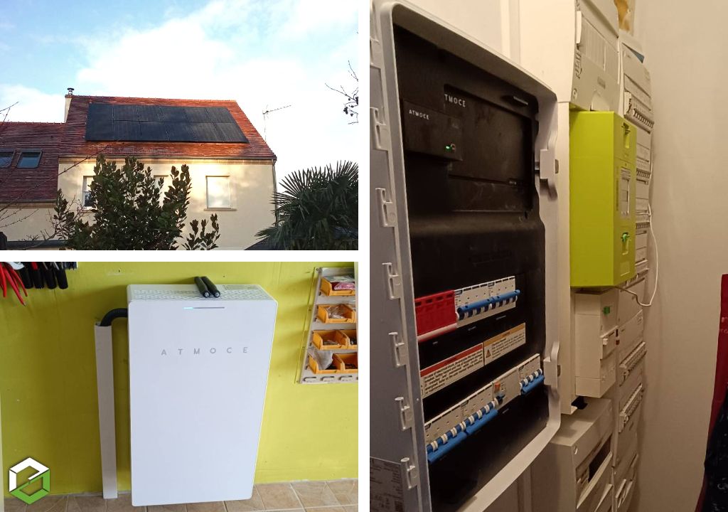 Consultez la chantier : réalisation photovoltaïque de 6 kwc avec stockage 