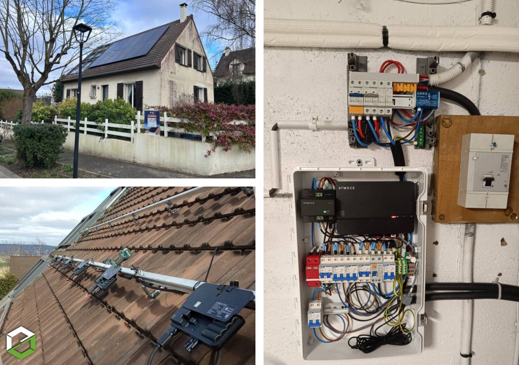 Consultez la chantier : installation photovoltaïque dualsun sur toiture en tuiles mécanique