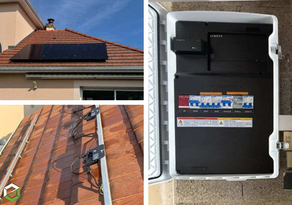 Installation de panneaux photovoltaïques DualSun 