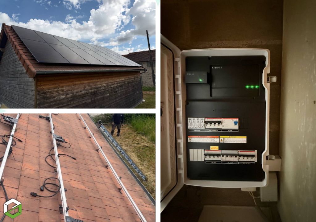 Centrale photovoltaïque de 8 kWc avec panneaux DualSun et batterie virtuelle – RGE QualiPV