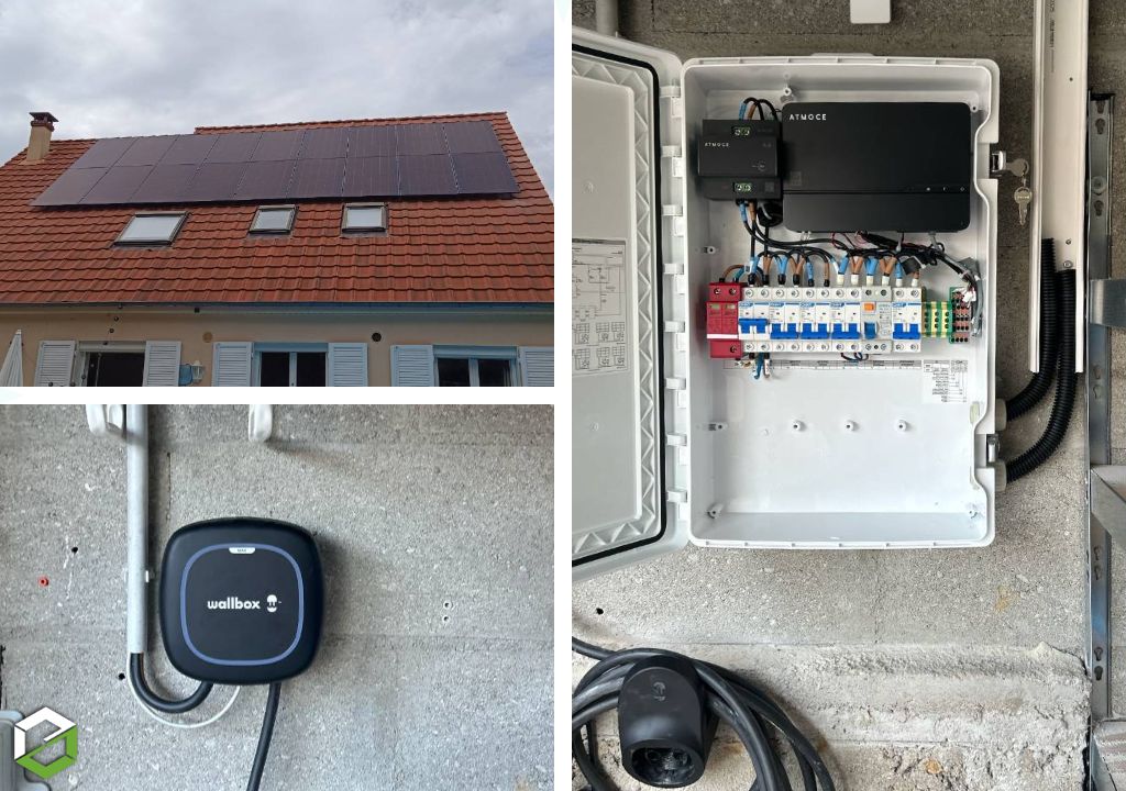 Installation solaire 9 kWc en autoconsommation totale avec batterie virtuelle My Light 