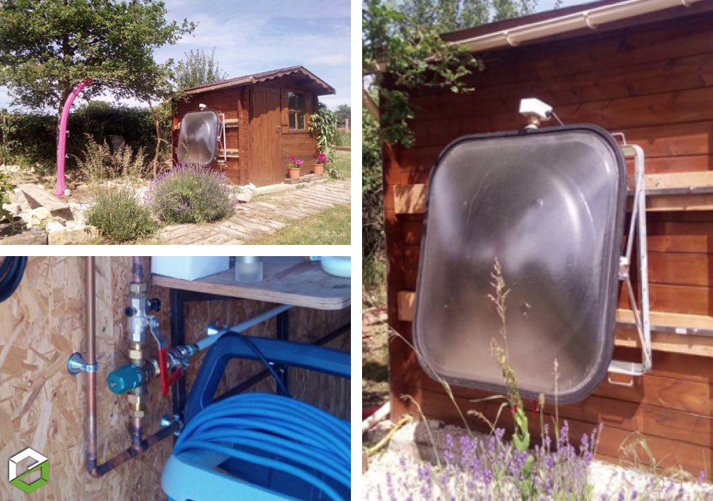 Installation Chauffe-eau solaire NanoSol 135 - Solarbayer-Nièvre (58)