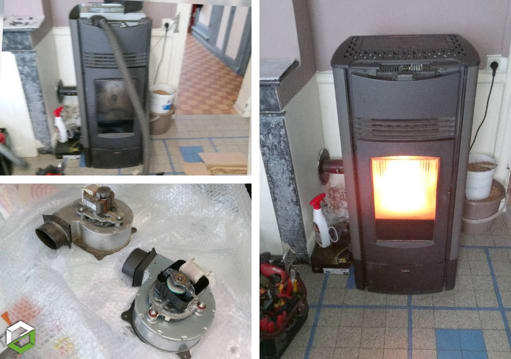 Ets VEJUX Philippe : Dépannage d'un poêle à granulés de bois Artense Milly - Entreprise RGE Qualibois