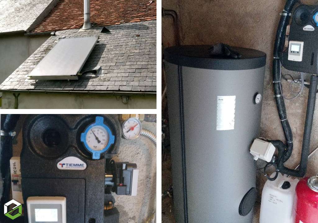 Ets VEJUX Philippe : Installation Chauffage solaire thermique pour l'eau chaude de la douche