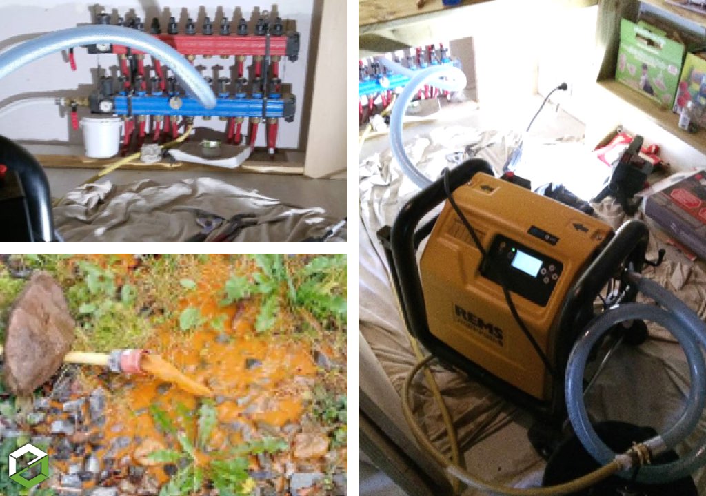 Désembouage d'un plancher Chauffant -Nièvre (58)