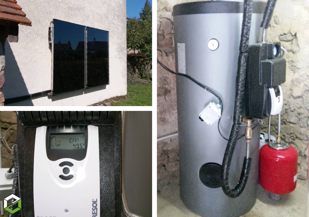 Ets VEJUX Philippe : Installation chauffe-eau solaire thermique OKOFEN