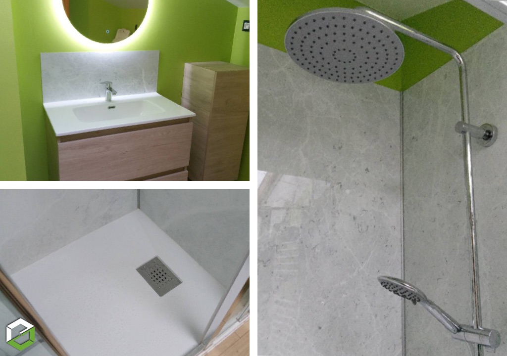 Ets VEJUX Philippe : Rénovation d'une salle de Bains sur mesure avec pose de douche 