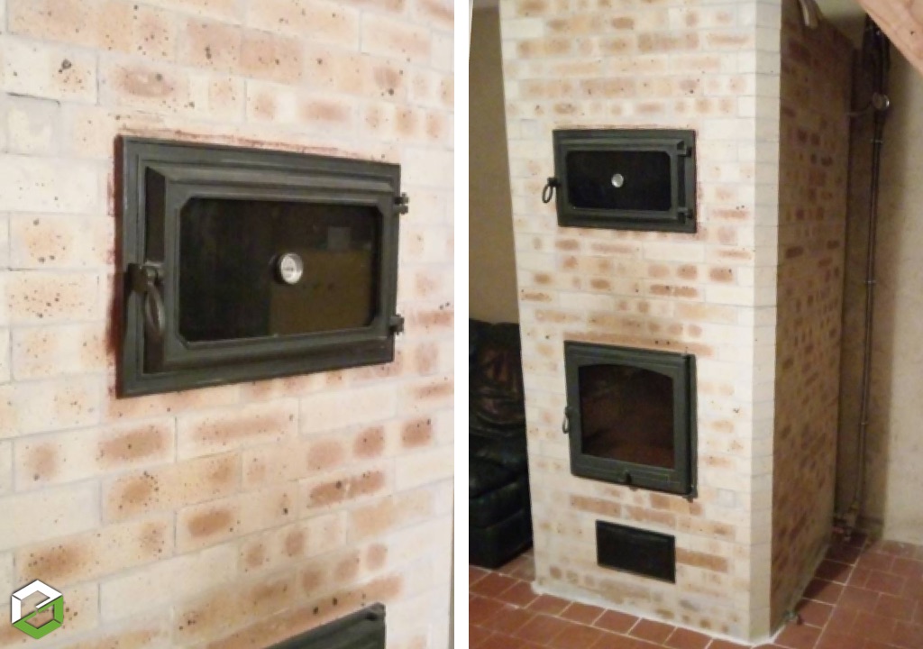 Ets VEJUX Philippe : Installation poele de masse hydro-bouilleur avec production d'eau chaude et four de cuisson intégré type OXALIS