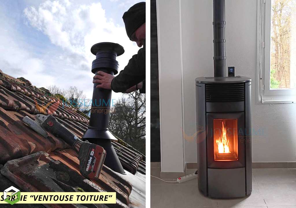 installation d'un poêle à granulés mcz - rge qualibois