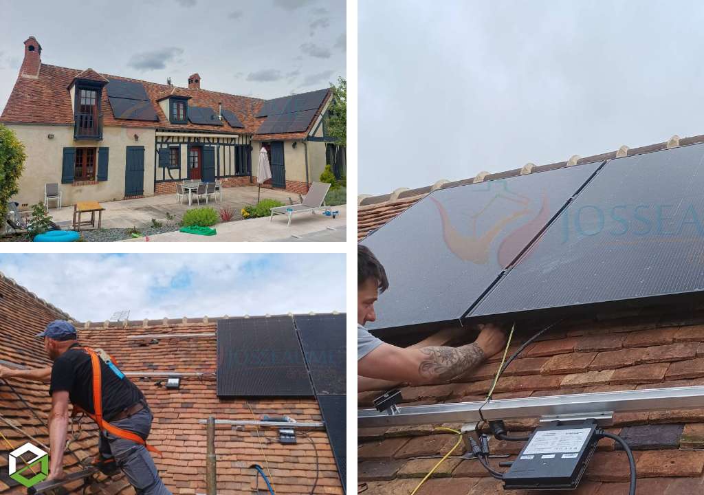 Consultez la chantier : installation de panneaux photovoltaïques duonergy - rge qualipv