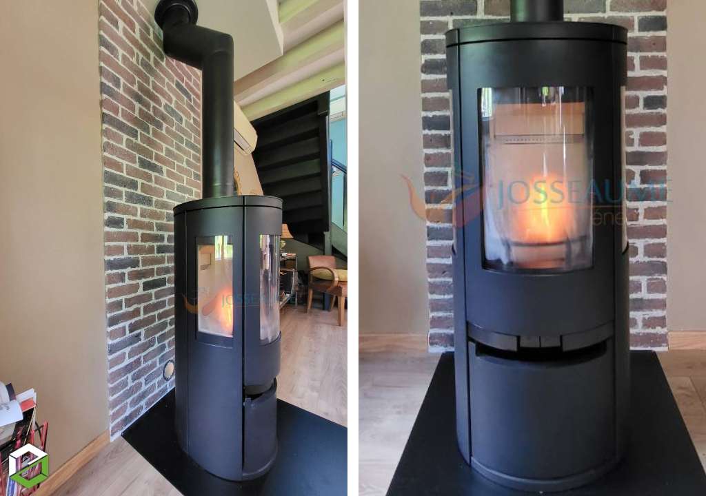 Consultez la chantier : installation d'un poêle à bois odyssÉe epsilon - entreprise rge qualibois