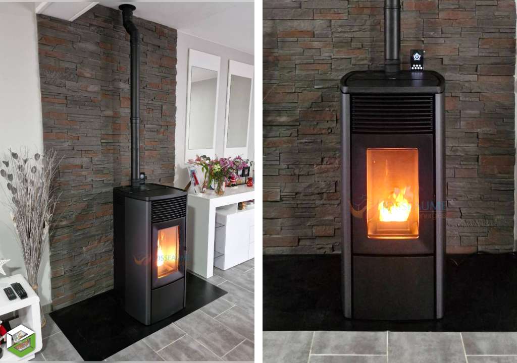 installation d'un poêle à granulés de bois mcz - rge qualibois