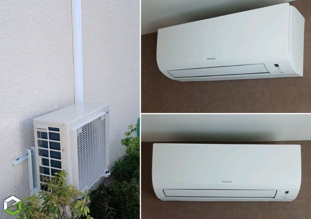 Installation d'une pompe à chaleur réversible DAIKIN
