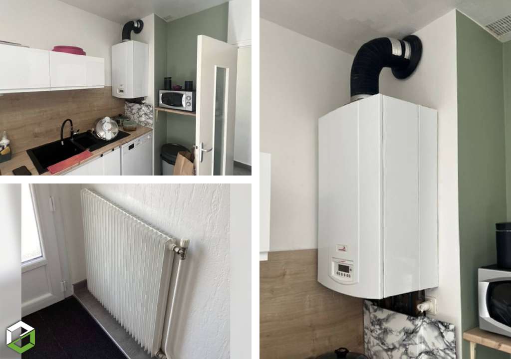 Installation d'une pompe à chaleur air/eau Atlantic - Entreprise RGE QualiPAC