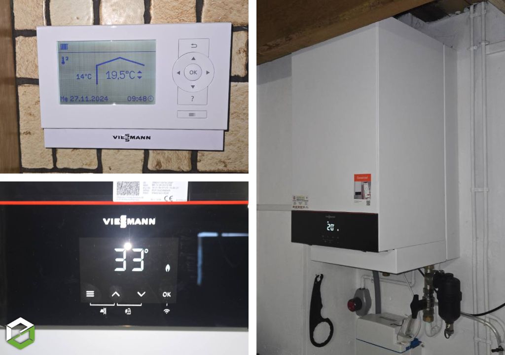 Installateur spécialiste chaudière gaz à condensation Viessmann
