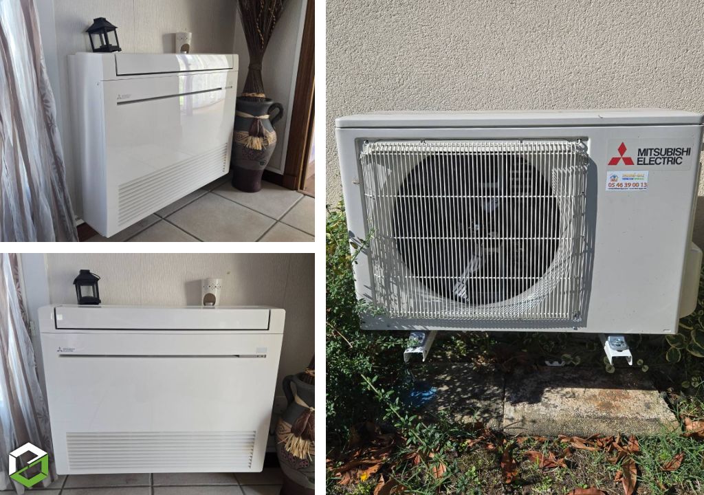 Installation d’une climatisation réversible Mitsubishi Electric, Solution économique par une entreprise RGE