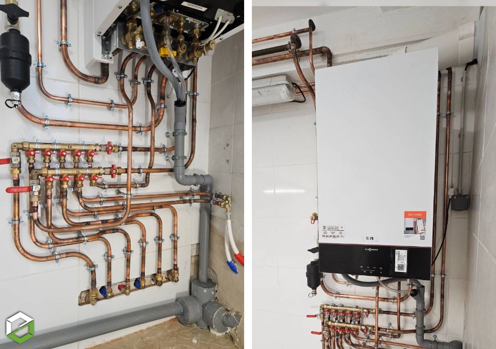Confiance et Performance, installation d'une chaudière gaz Vitodens