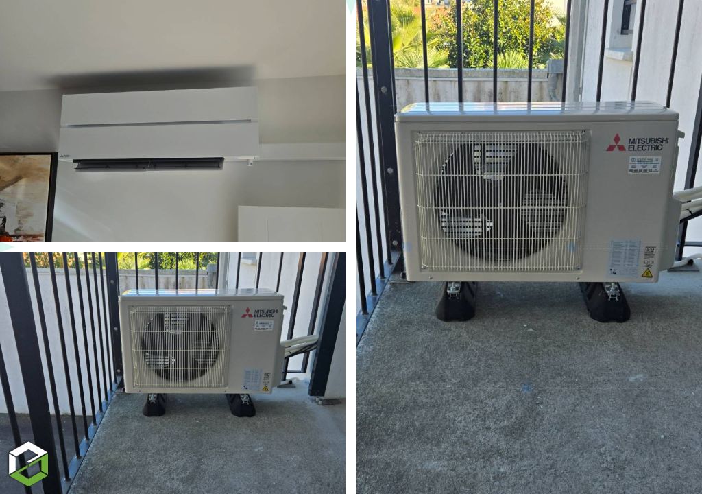 Installateur de climatisation silencieuse Mitsubishi Electric
