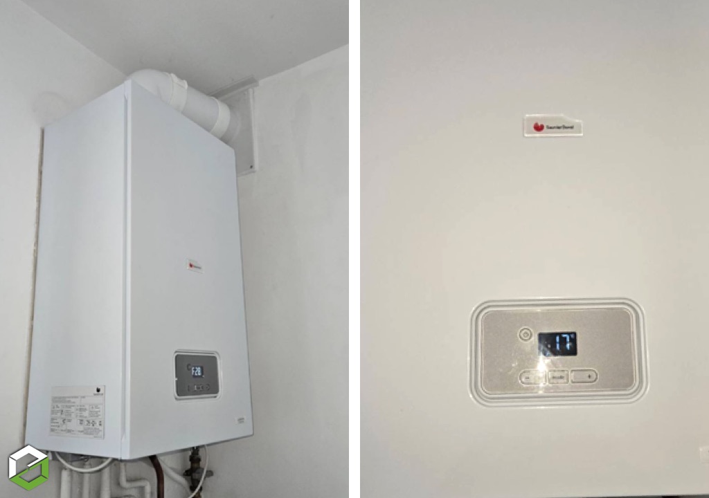 Dépannage fuite sous une chaudière gaz Saunier Duval par un installateur spécialiste de chaudière gaz-Charente Maritime (17)