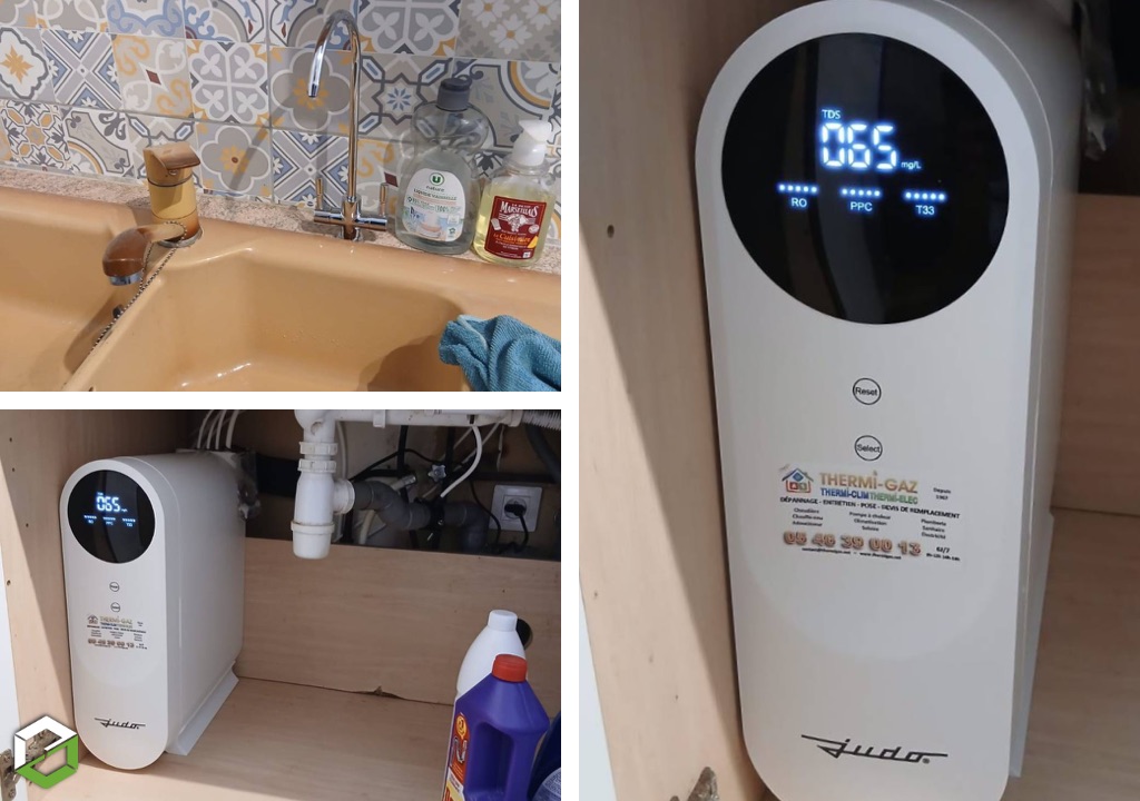 Ets THERMI-GAZ : Boire de l'eau pure filtré sans pesticide avec un osmoseur Judo spécialiste du traitement d'eau 