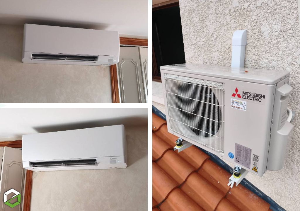 Installation d'une climatisation réversible Mitsubishi Électric, Entreprise RGE / Quali'PAC depuis 1967-Charente Maritime (17)