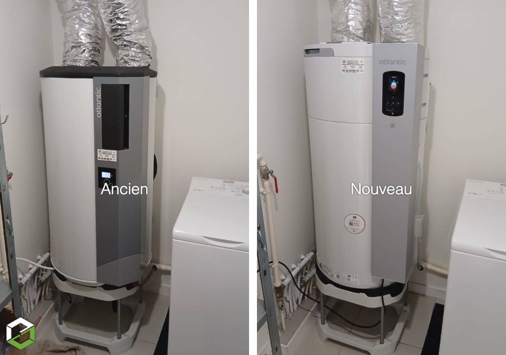 Changement d'un chauffe eau thermodynamique Atlantic Calypso