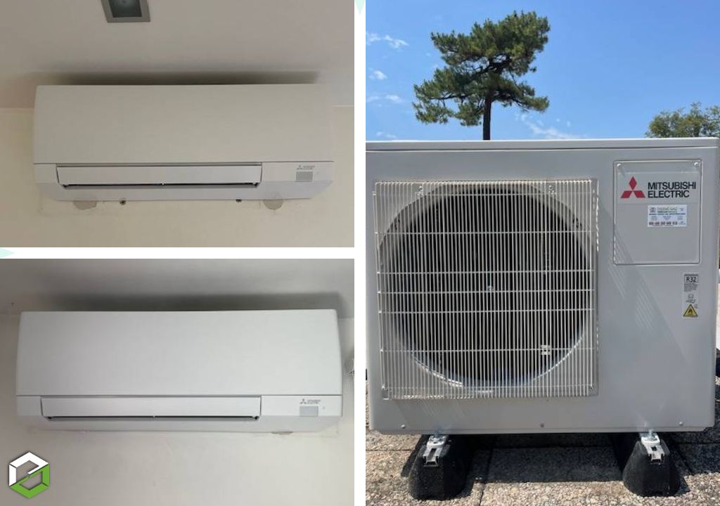 Remplacement Climatisation : SANYO vers Mitsubishi | Thermi-Gaz Entreprise RGE QualiPAC