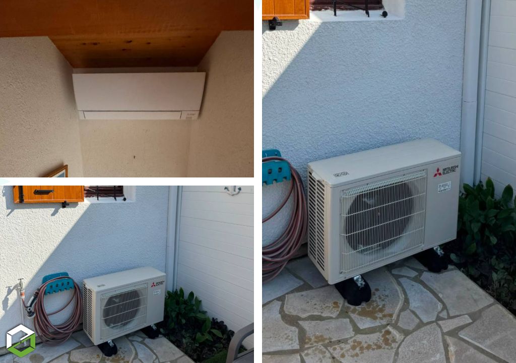 Climatisation silencieuse pour une maison de vacances : Mitsubishi Electric AY35