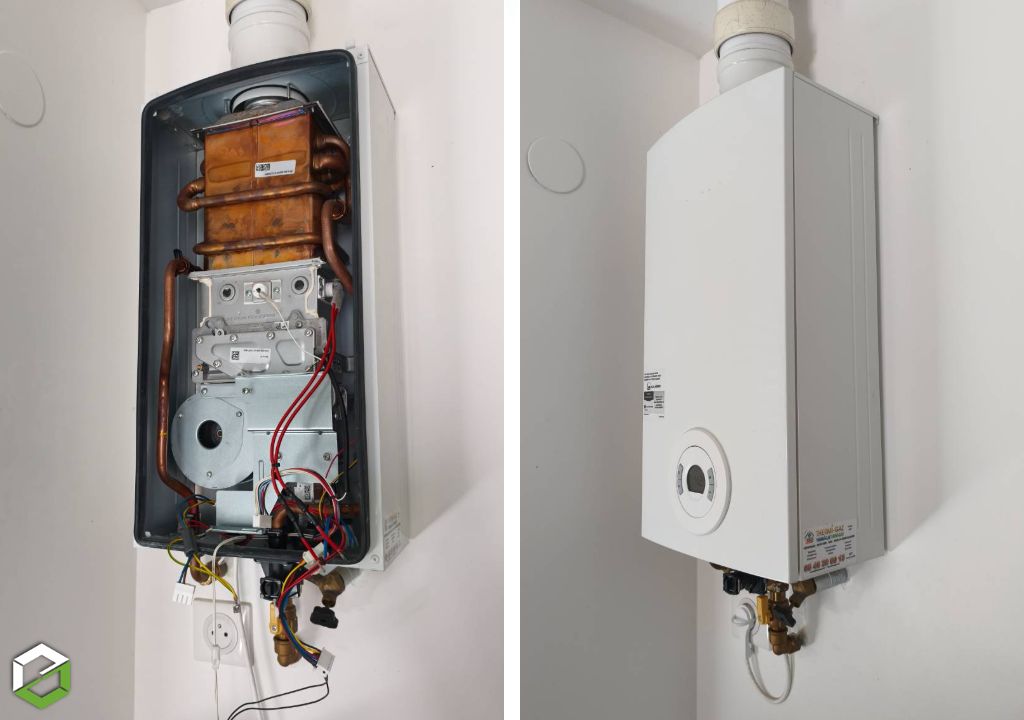 THERMI GAZ chantier de du Chauffage SOLAIRE à La Rochelle