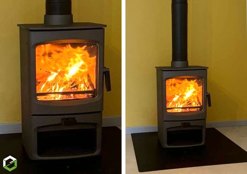poêle à bois bûches charnwood - entreprise rge qualibois