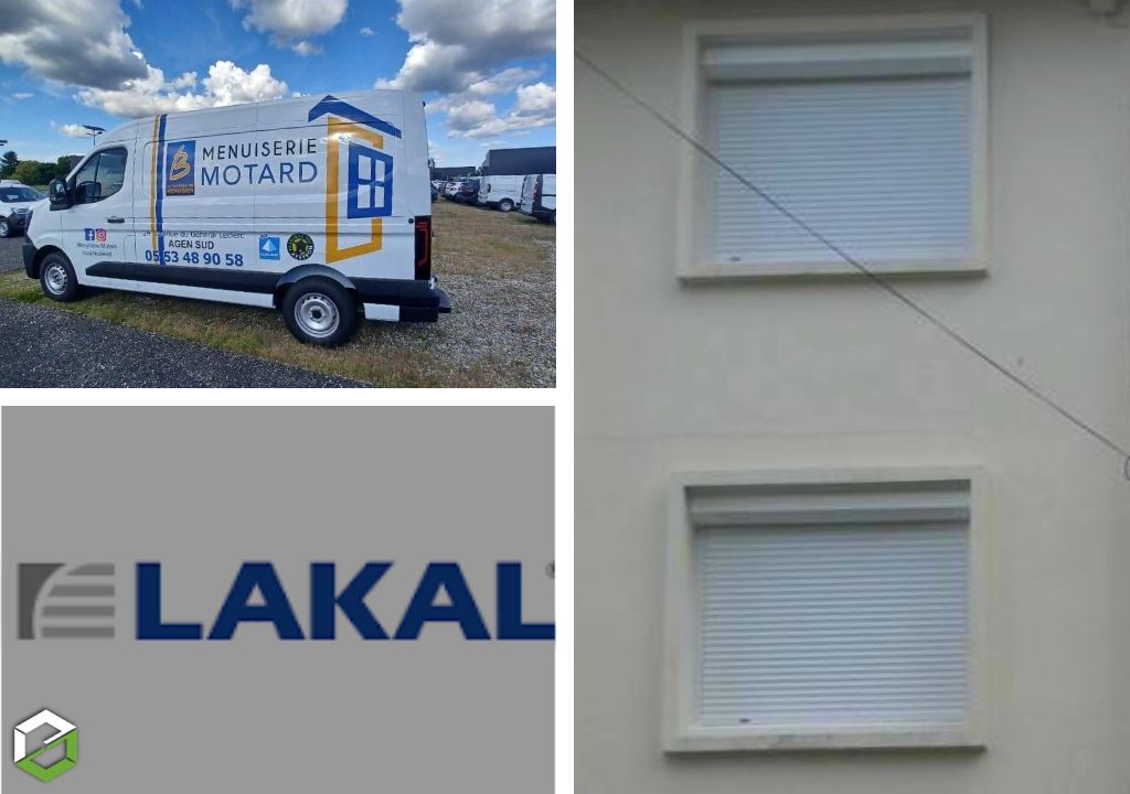 Ets Motard - Menuiserie Agenaise : Pose de volets roulants en rénovation