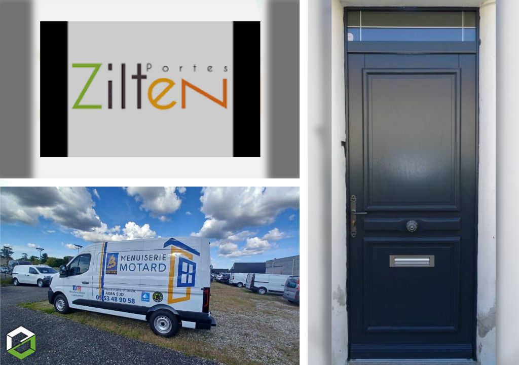 Installation d'une porte d'entrée Bois -Lot et Garonne (47)