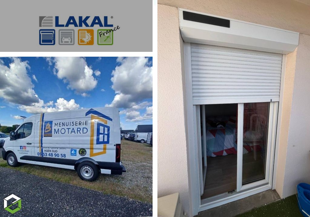 Pose d’un volet roulant solaire LAKAL-Lot et Garonne (47)