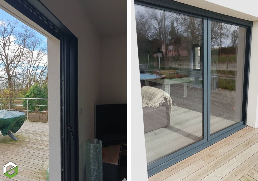 Porte-fenêtre à galandage Gamme 65, l'alliance parfaite du design et de la performance thermique-Tarn et Garonne (82)