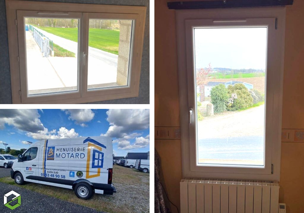 Pose de menuiseries PVC -Lot et Garonne (47)